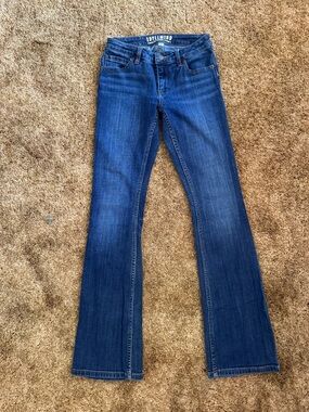 Dark wash Idyllwind bootcut jeans; perfect condition